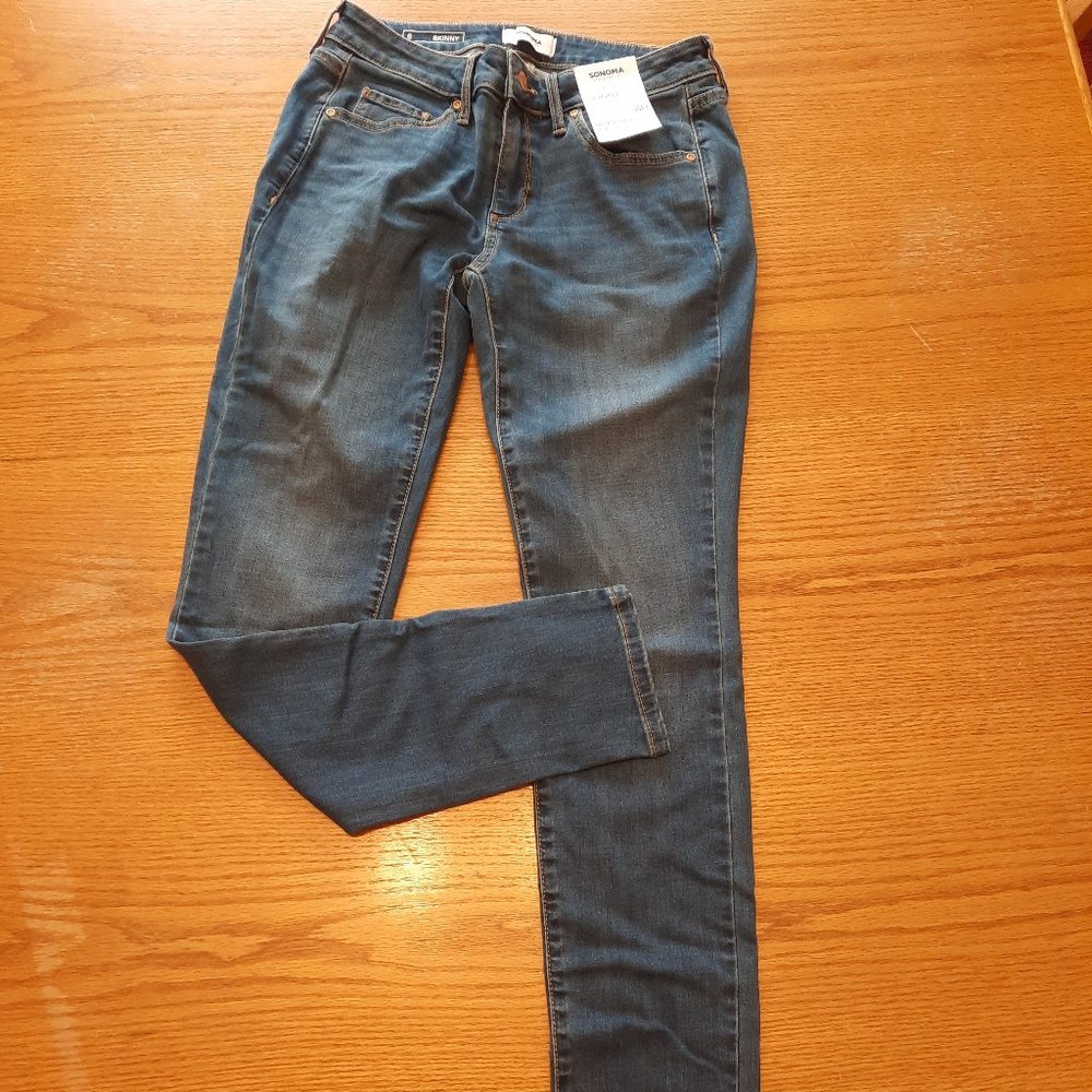NWT Sonoma Size 6R Skinny Jeans
